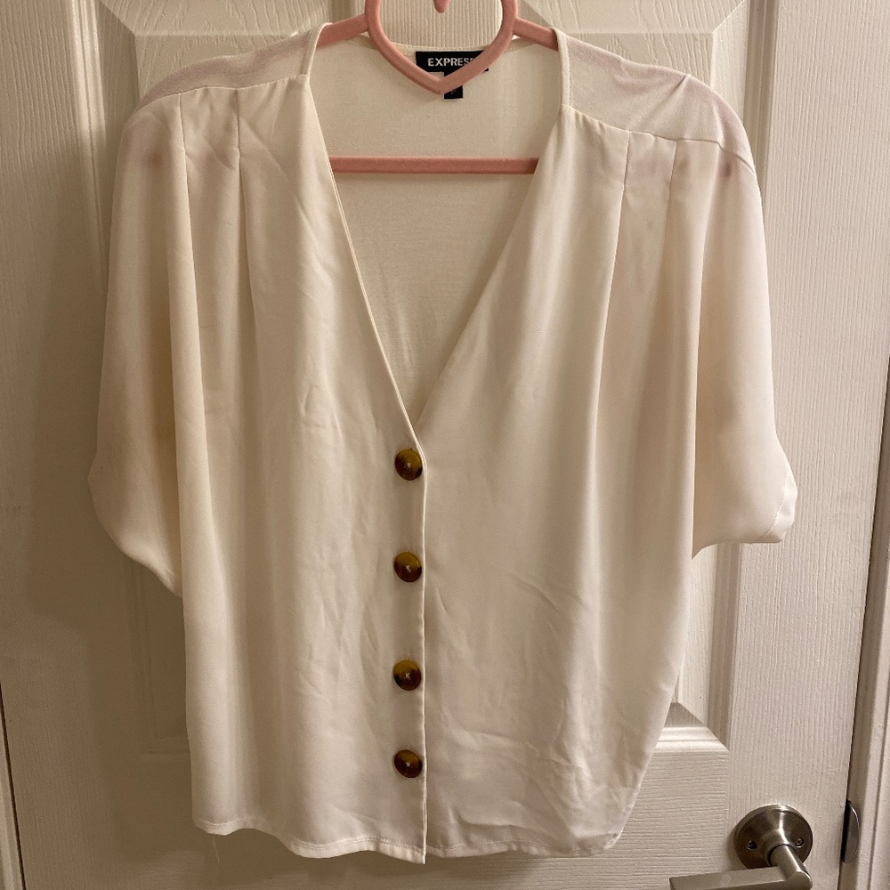 Brand: Express, Size: Small, Color: White